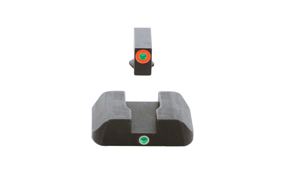 AmeriGlo GL5201 i-Dot Glock Gen5 9mm/.40 Front Orange Outline Rear Green