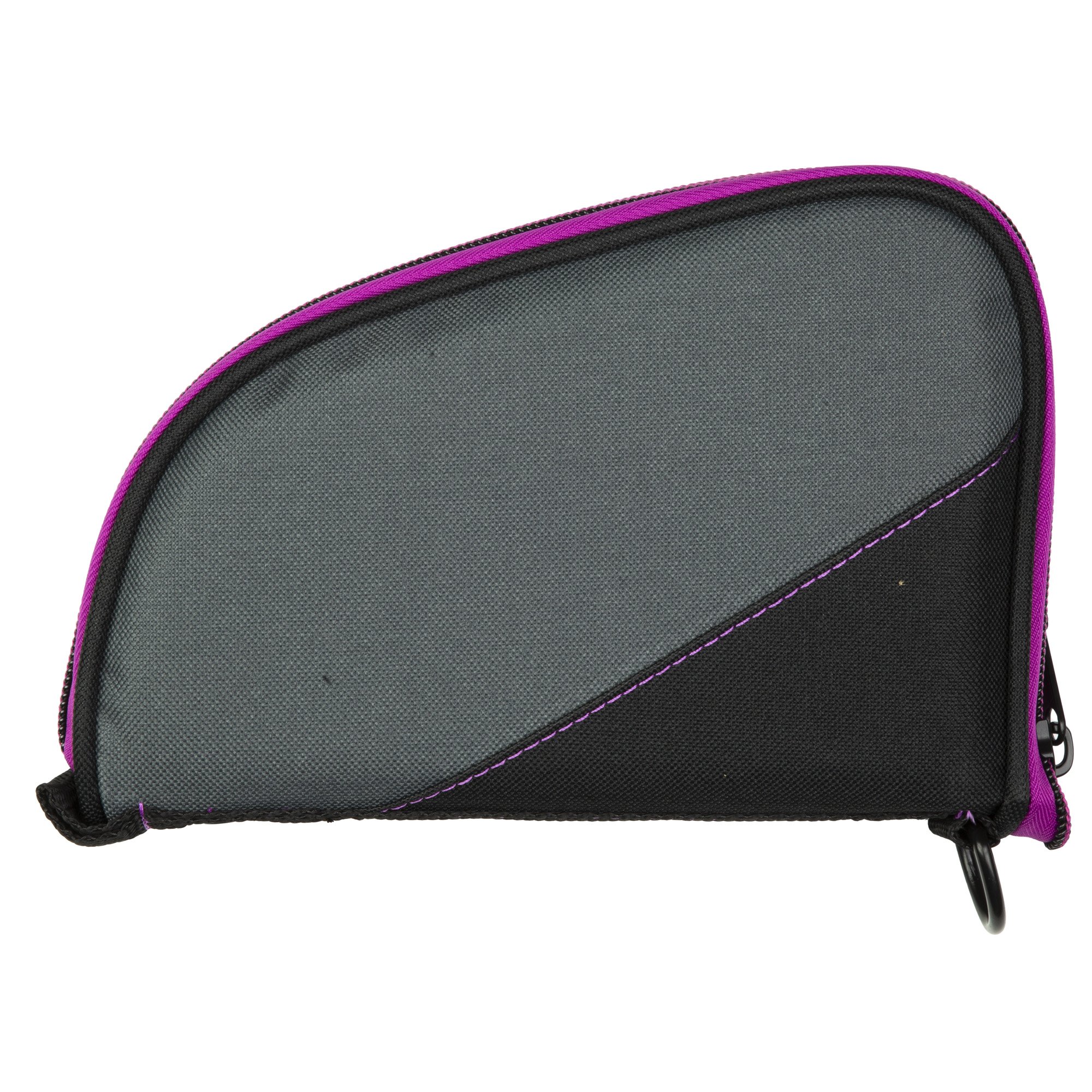 Ruger 27409 Tucson Women's Handgun Case Black/Gray Orchid Accents Lockable Zippers 8"