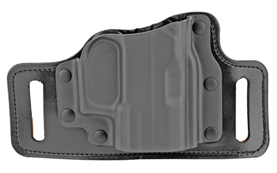 Galco TS820B TacSlide  OWB Black Kydex/Leather Belt Slide Fits Beretta APX Fits Taurus G3 Fits Sig M18 Right Hand