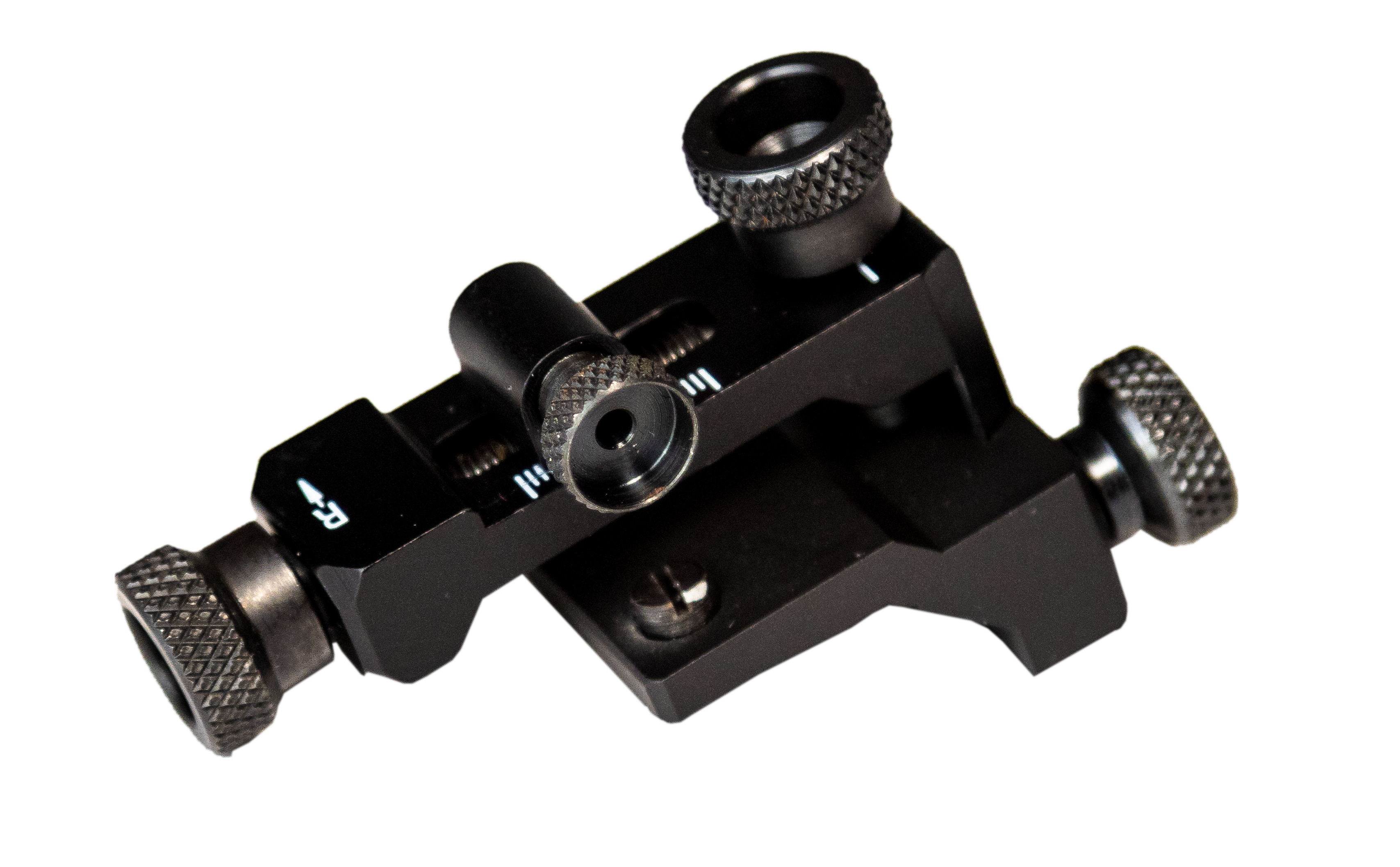 CVA AC1750 Micro-Adjust Williams Western Long Range Rear Peep & Front Globe Sight Reticle Kit  Black