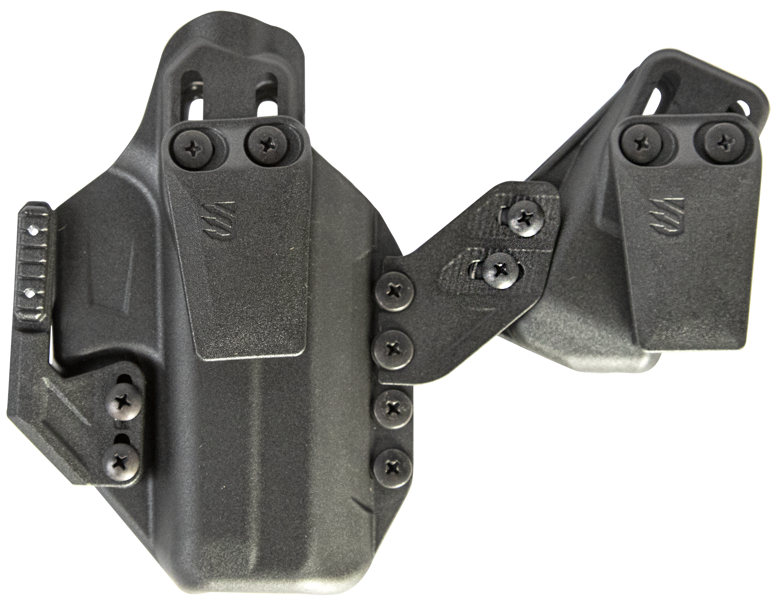Blackhawk 416168BK Stache  IWB Size 68 Black Polymer Belt Clip Compatible w/Glock 43/ 43x/Springfield Hellcat Ambidextrous