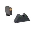 AmeriGlo GL452 Optic Glock Sight Set XL Tall Green Tritium Orange Front Rear
