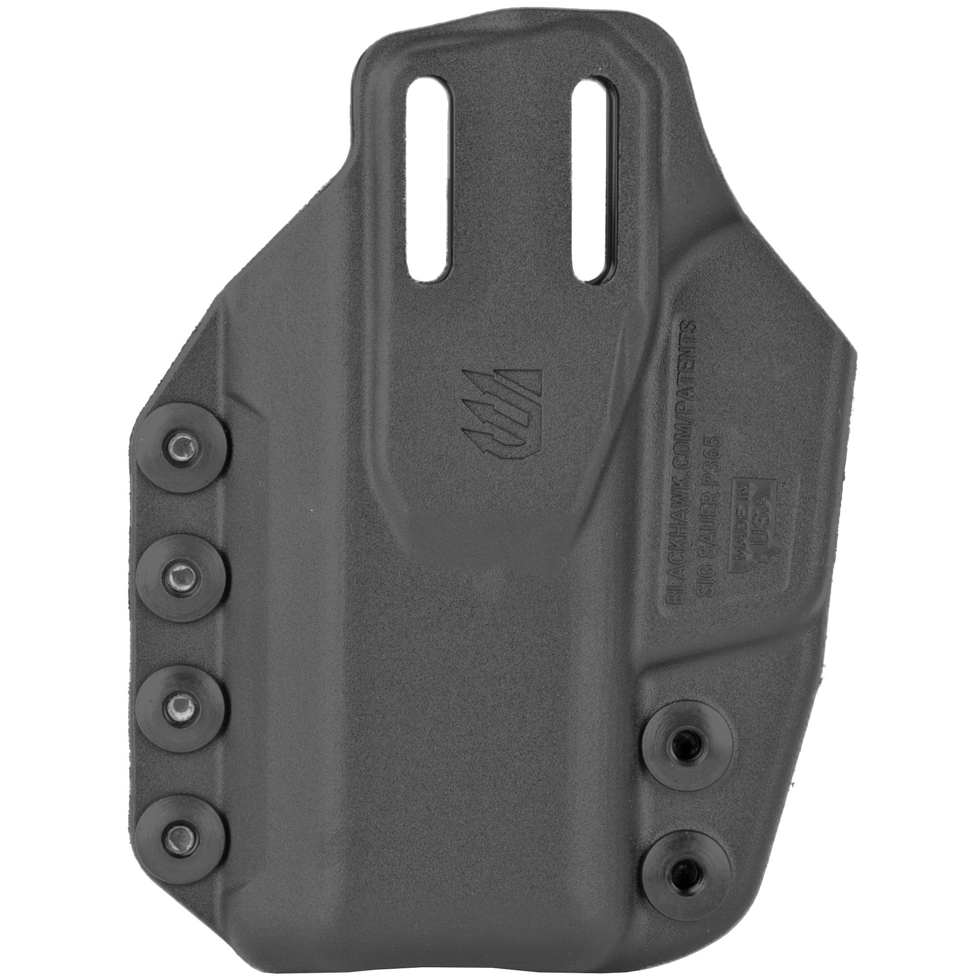 Blackhawk 416070BK Stache  IWB Size 70 Black Polymer Belt Clip Fits Sig P365 Ambidextrous
