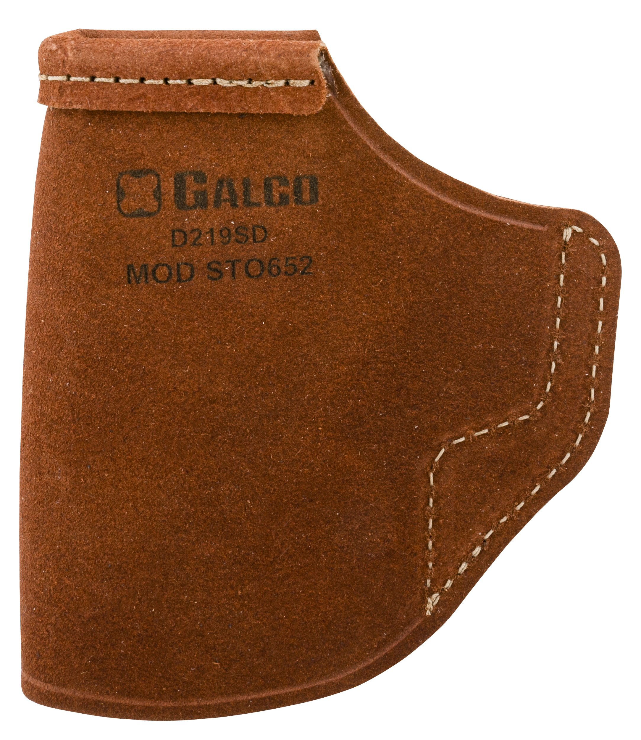Galco STO652 Stow-N-Go  IWB Natural Leather Belt Clip Fits S&W M&P Shield/2.0/Walther PPS Right Hand