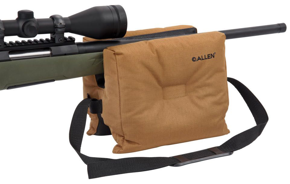 Allen 18412 X-Focus Bench Prefilled Coyote w/Black Accents Ripstop Polyester, Tacky Grip Bottom Weighs 8.20 lbs., 9.50" L x 6.50" H