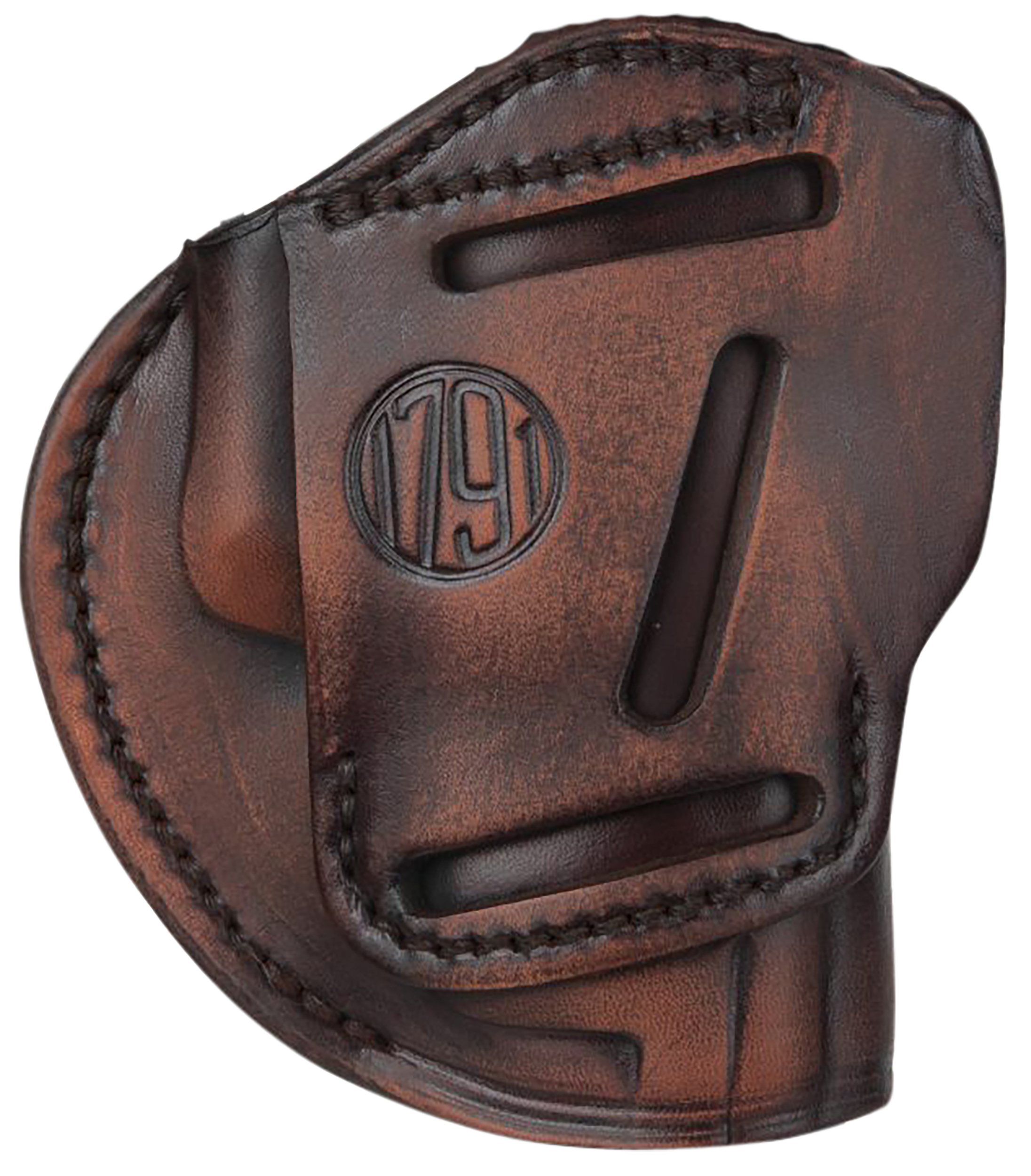 1791 Gunleather 3WH4VTGA 3-Way  IWB/OWB Size 04 Vintage Leather Belt Loop Fits Springfield XD Fits Walther PPS Fits Springfield XDS Fits Taurus G2C Ambidextrous Hand