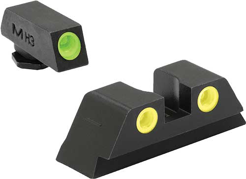 Meprolight Tru-Dot Glock Front Rear Sights 42 43 43X 48 Green Yellow White