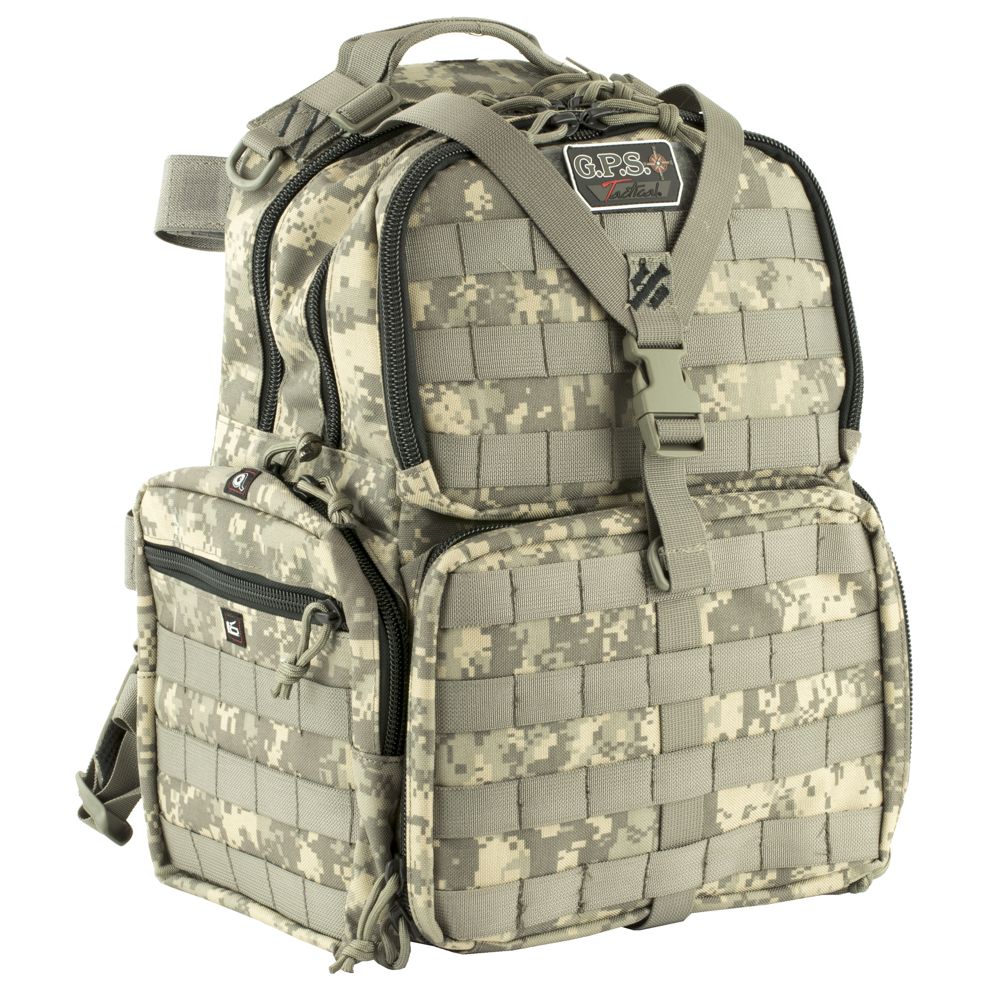 GPS Bags T1612BPD Tactical Range Backpack Fall Digital 1000D Nylon 3 Handguns
