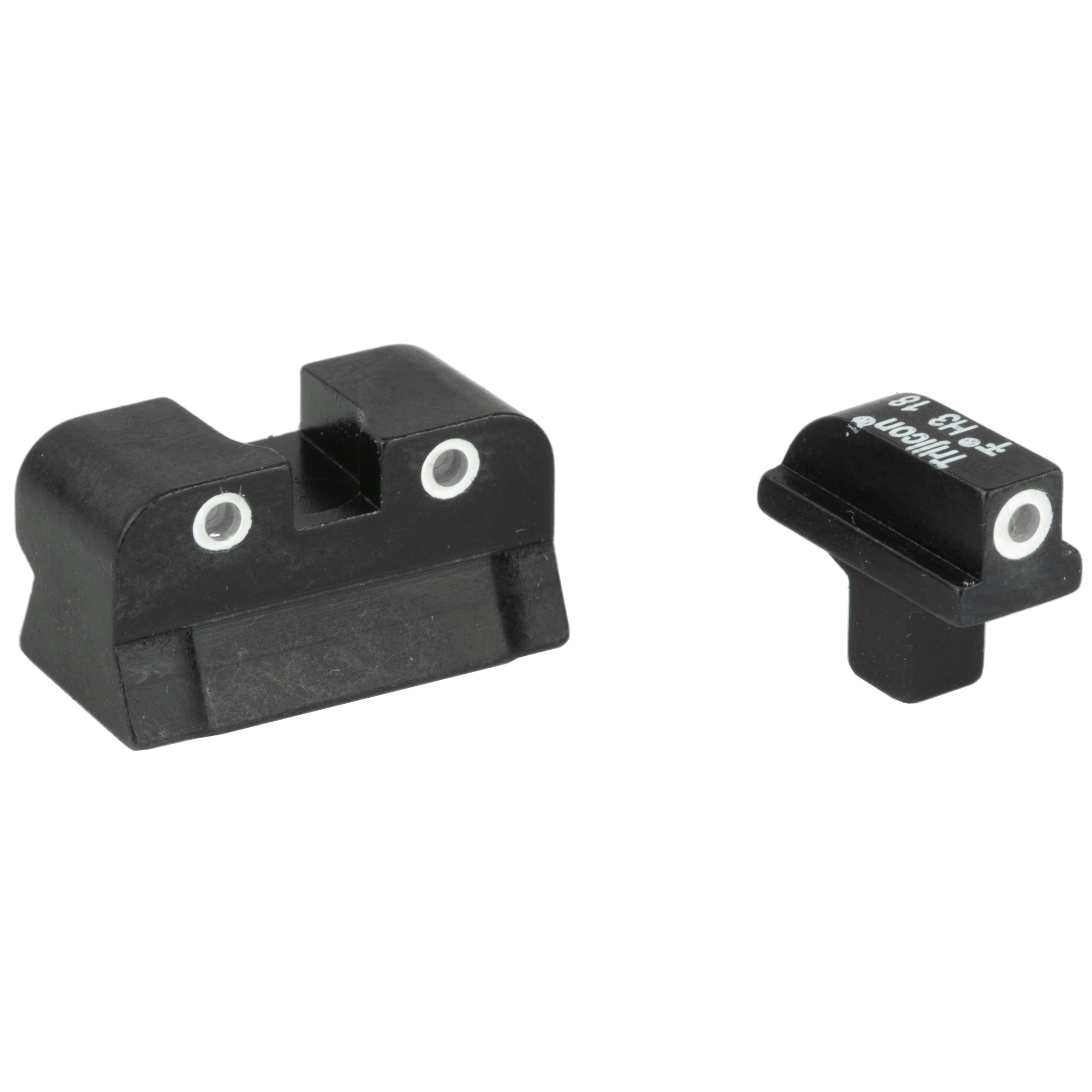 Trijicon Bright and Tough Night Sights Green Tritium White Front Rear 1911
