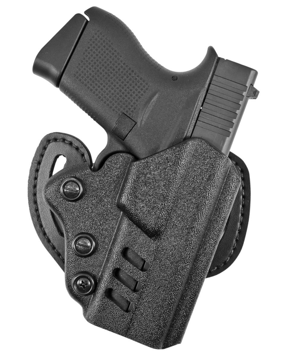 DeSantis Gunhide 042KA8BZ0 Facilitator  OWB Black Kydex Belt Slide Fits Glock 43/43X Right Hand
