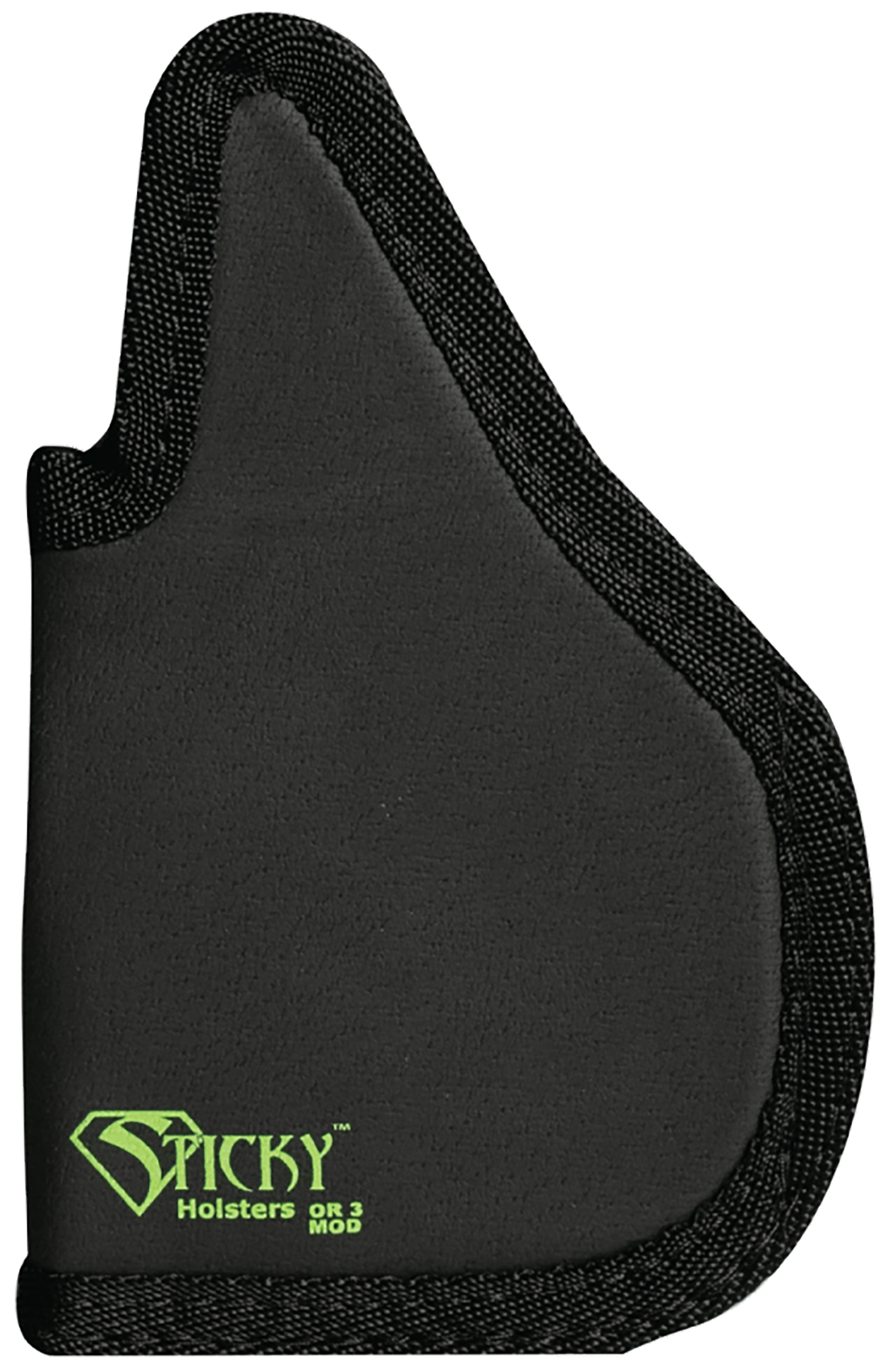 Sticky Holsters OR3MOD OR-3 Modified Black/Green Latex Free Rubber Fits Sig P365XL Ambidextrous