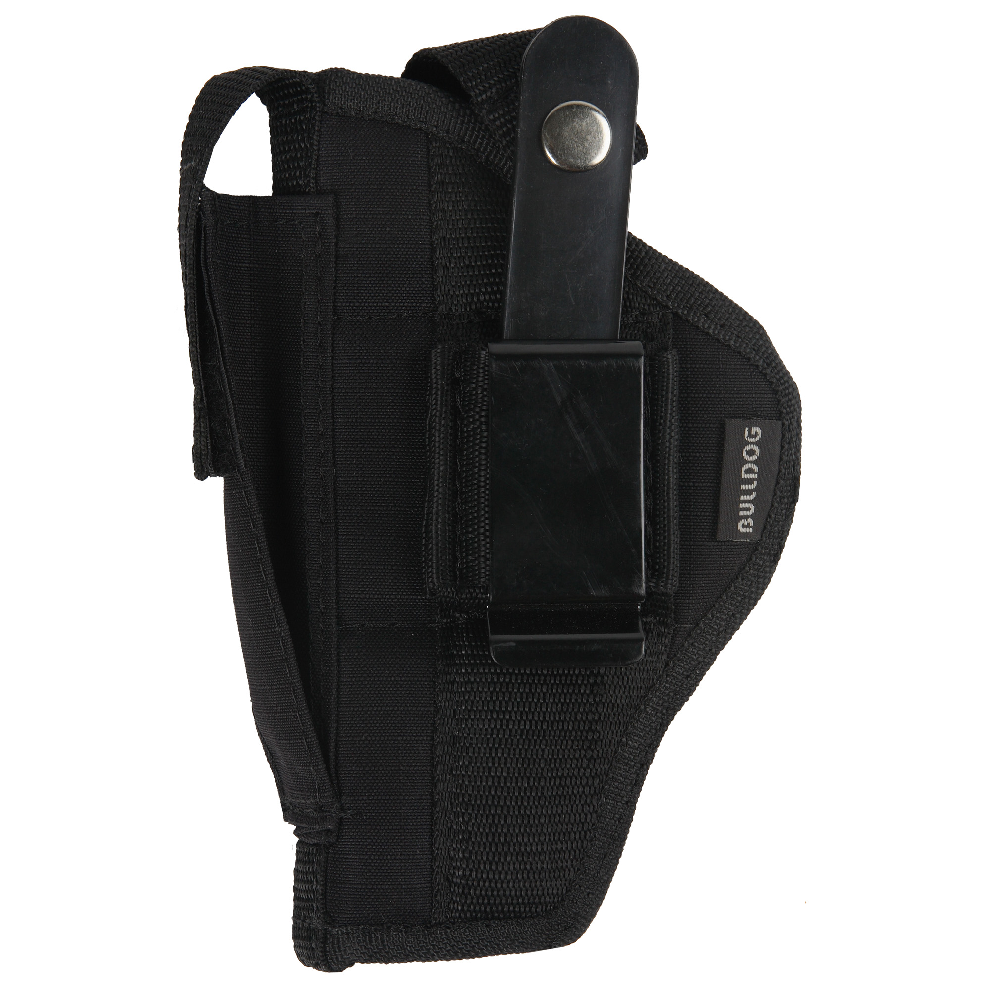 Bulldog FSN19 Extreme OWB Black Nylon Belt Loop/Clip Fits Auto w/Laser or Light Fits 2-5" Barrel Ambidextrous