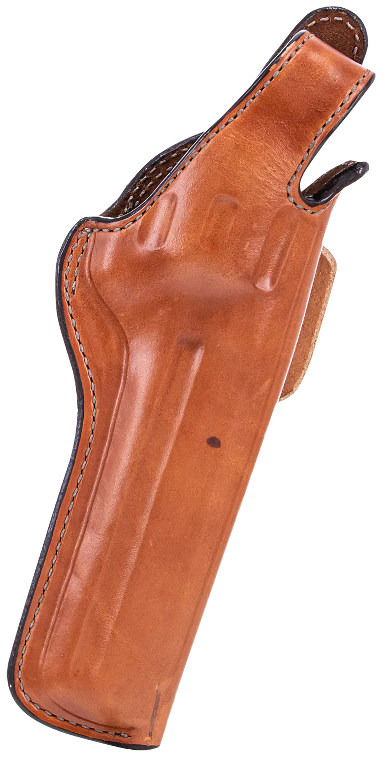 Bianchi 10309 5BHL Thumbsnap  OWB Size 08 Tan Leather Belt Loop Fits S&W N Frame/Colt Anaconda Right Hand