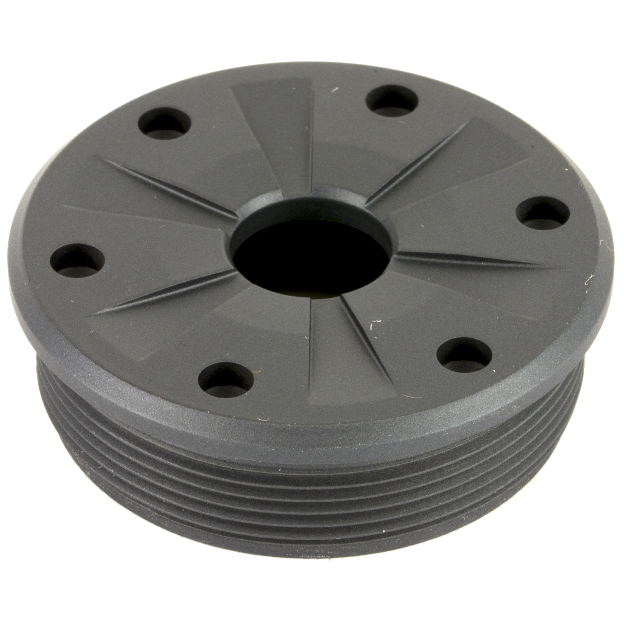 SilencerCo Bravo Front Cap for Omega 300 and Hybrid 46 Gray 17-4 Stainless