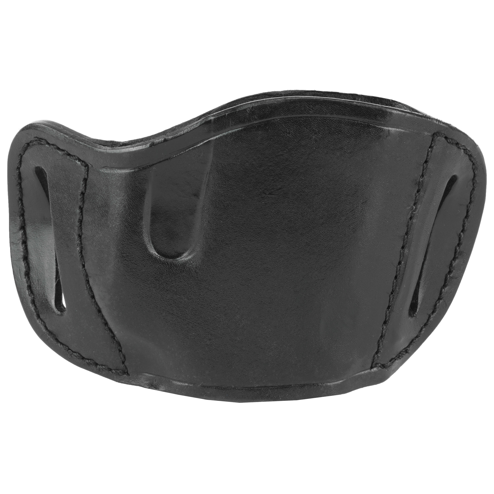 Bulldog MLBL Molded  OWB Black Leather Belt Slide Fits Glock Fits Ruger P85 Fits S&W M&P 40 Right Hand