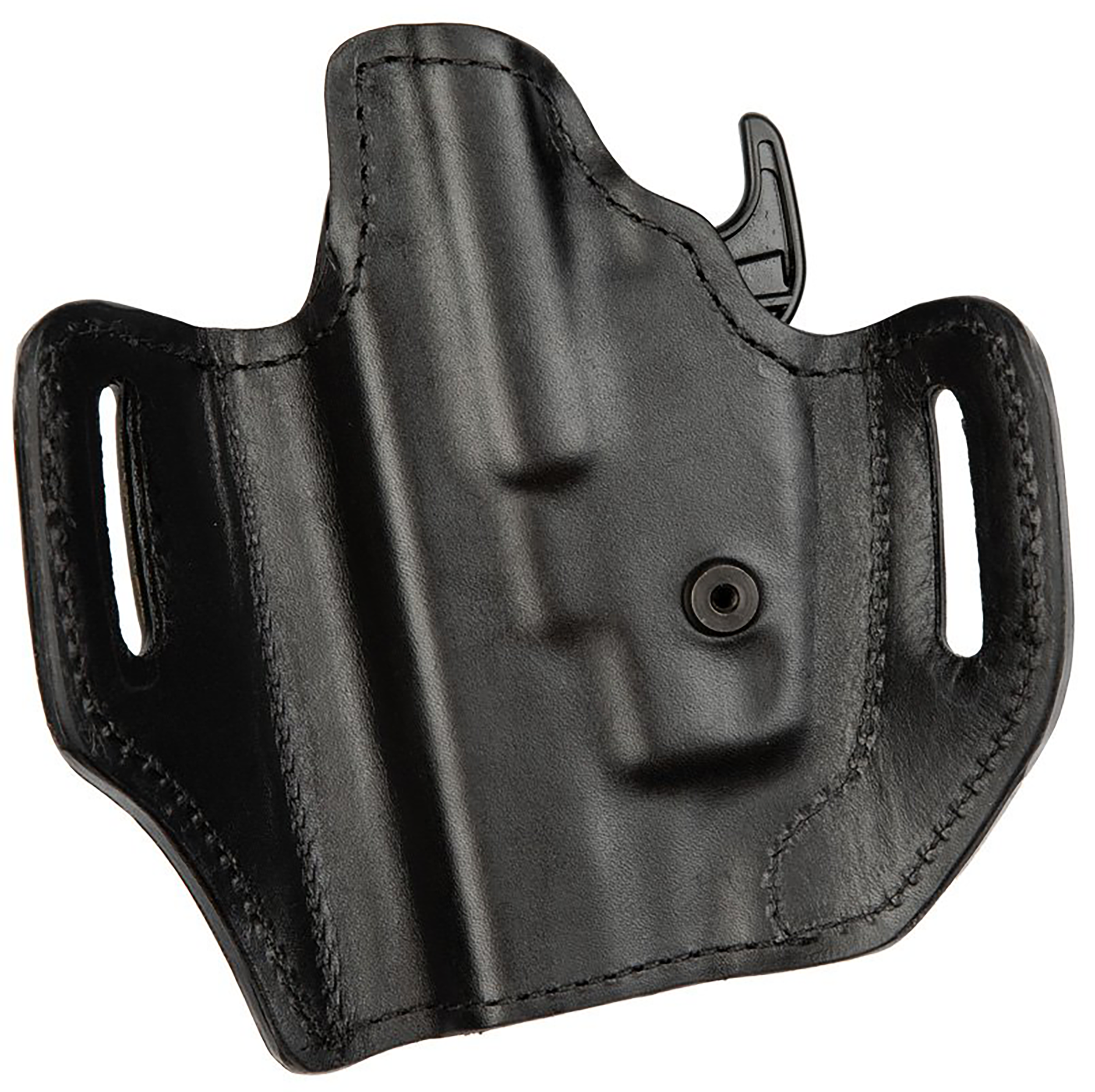 Bianchi 54502 Allusion Assent Pro-Fit OWB Size 04 Black Leather Belt Slide Fits Springfield XD Fits Sig P220 Fits FN FNP