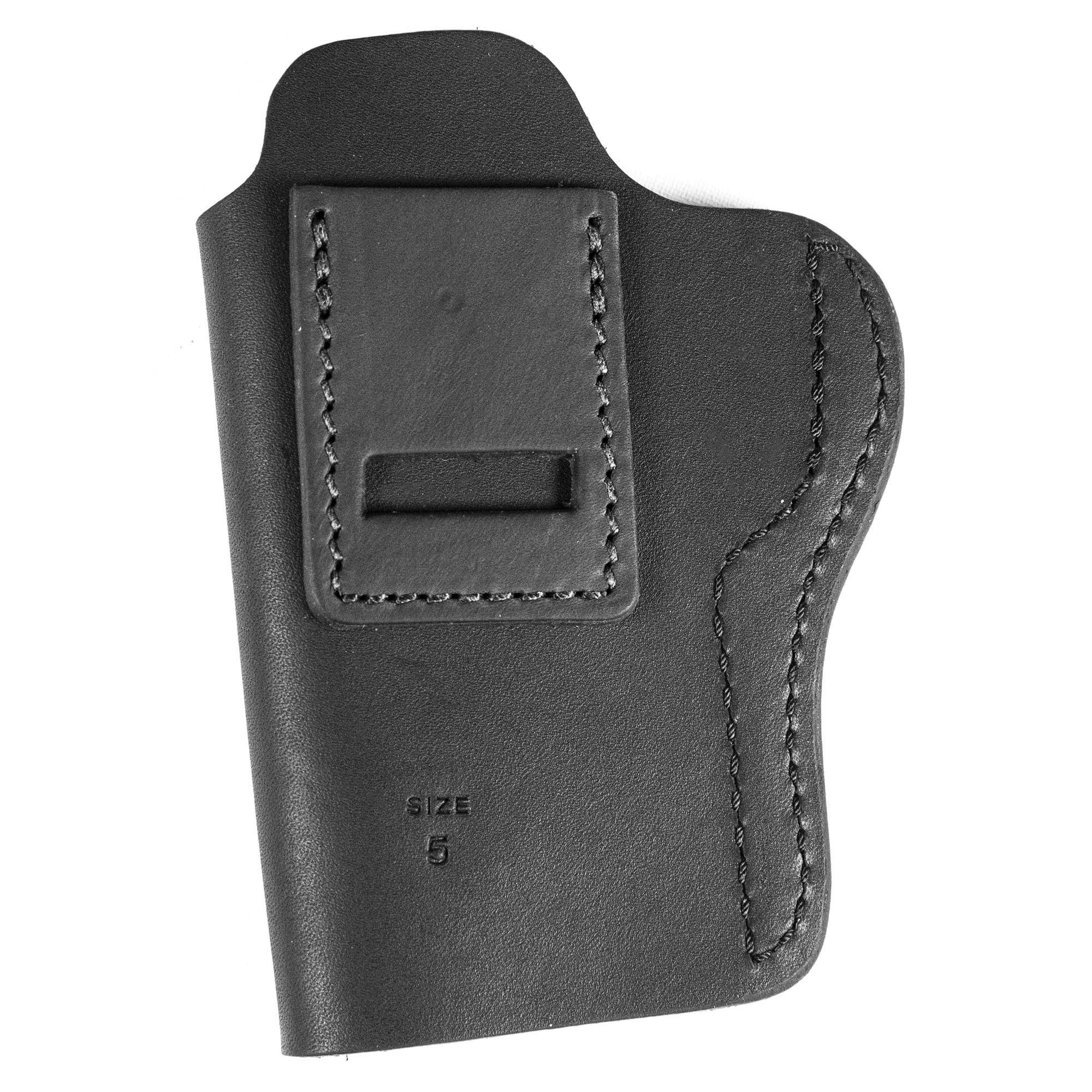 Uncle Mikes-leather(1791) UMIWB5MBLA Inside the Waistband  IWB Size 05 Matte Black Leather Belt Clip Fits Sig P320 Right Hand