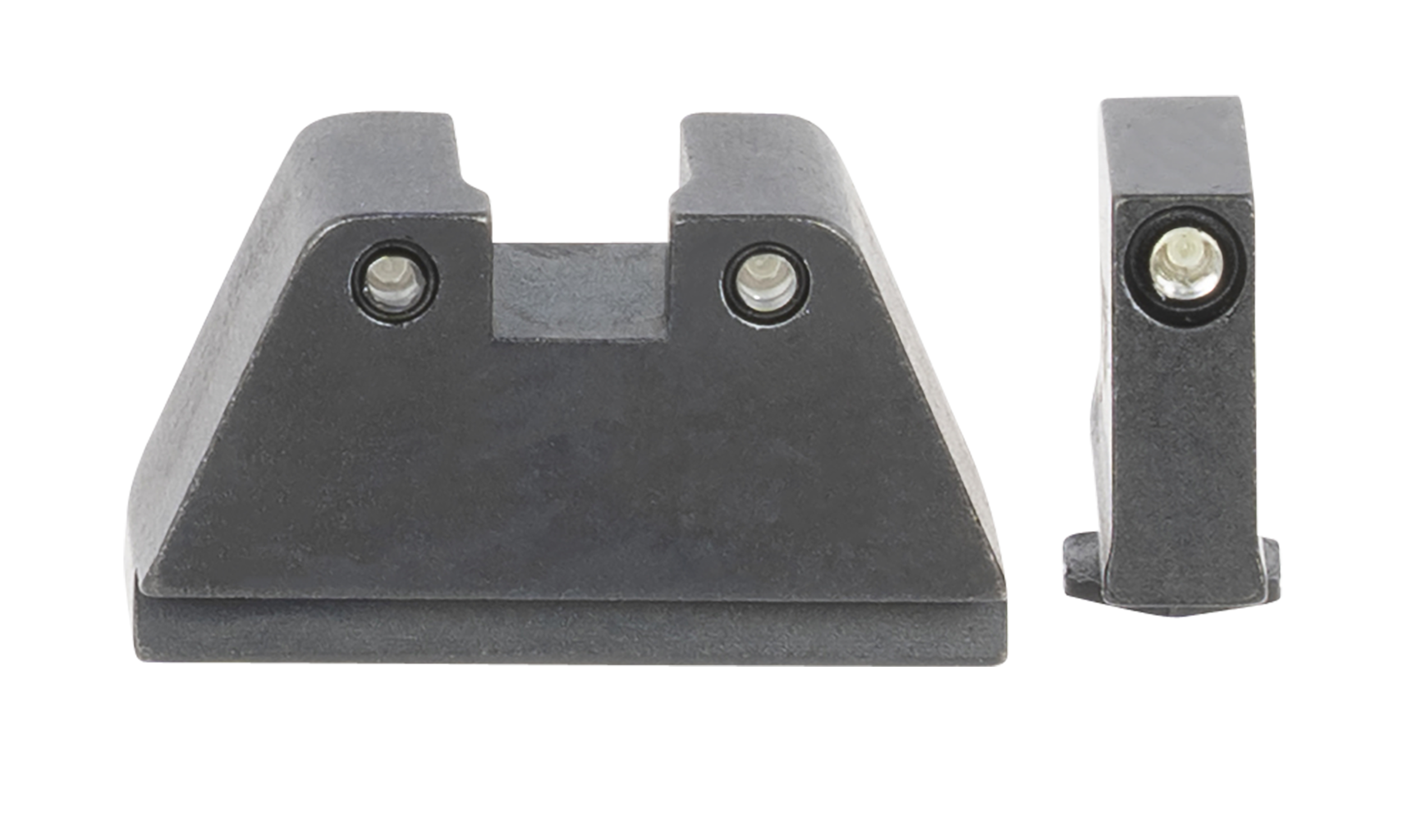 AmeriGlo GL814 Glock Optic Compatible Sight Set Green Tritium 2XL Front Rear