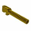Rival Arms Precision V1 Dropin Barrel 9mm Glock 17 Gen3 4 4.49in Gold PVD