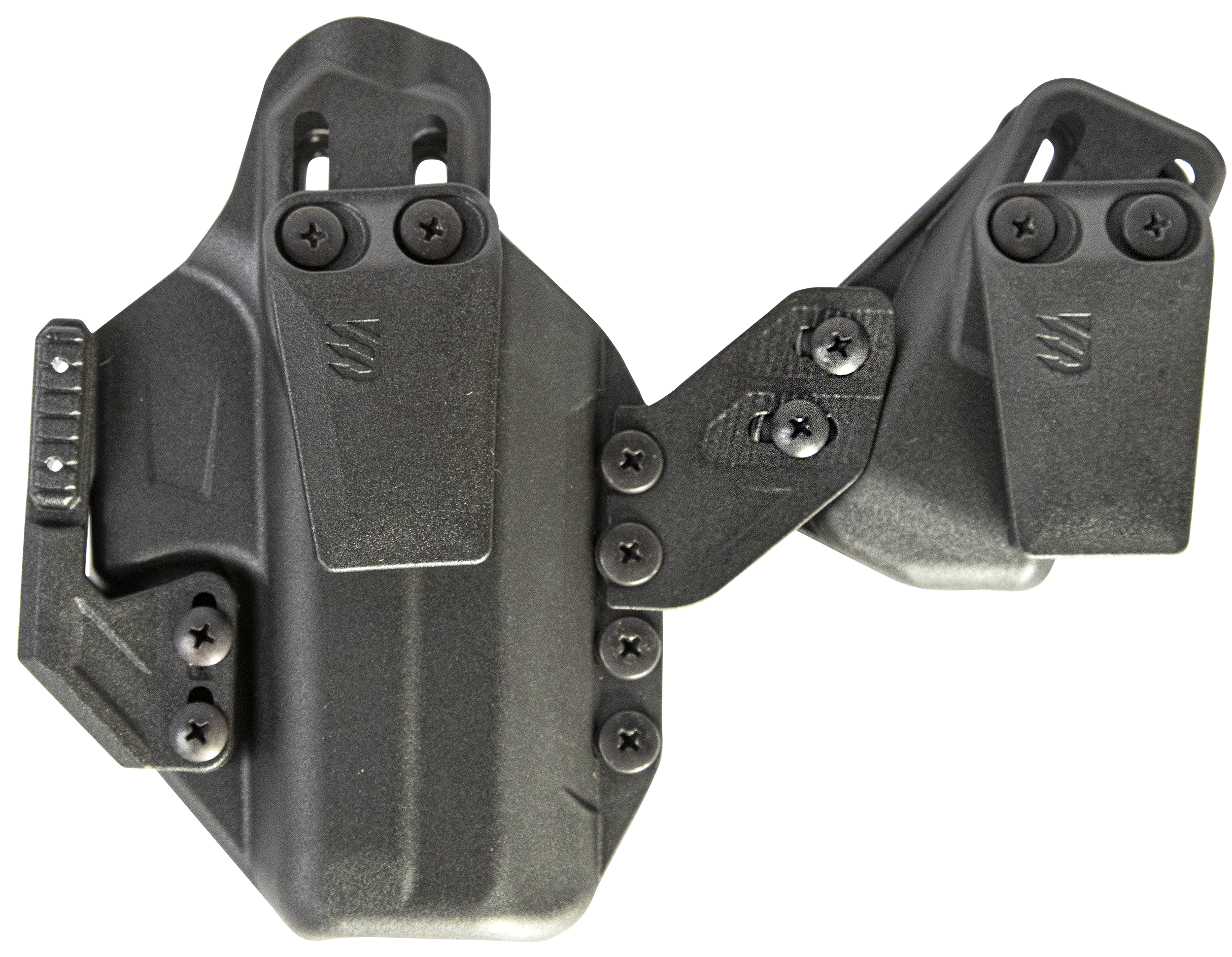 Blackhawk 416176BK Stache Premium Kit IWB Size 76 Black Polymer Belt Clip Compatible w/Glock 48 Ambidextrous