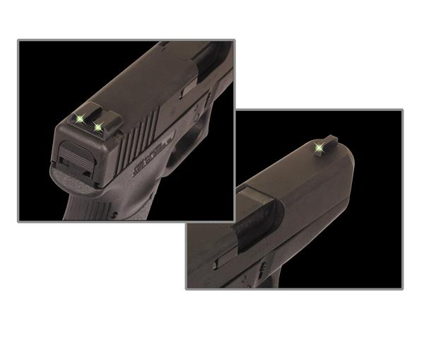 Truglo Tritium Green Front Rear Sights Glock 20 21 29 30 31 32