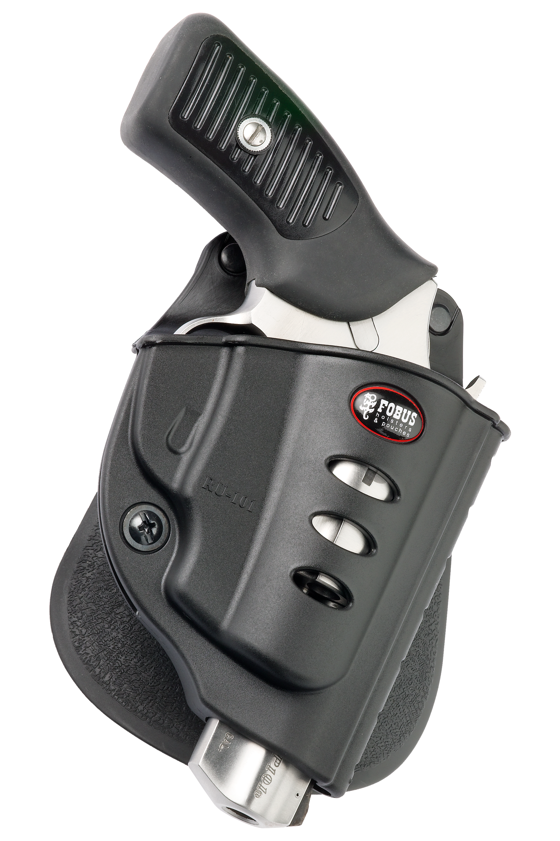 Fobus RU101 Passive Retention Evolution OWB Black Polymer Paddle Fits Ruger SP101 Right Hand