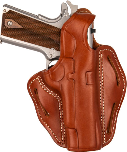 1791 Gunleather BHX1CLCBRR BHX  OWB 01 Classic Brown Leather Belt Slide Fits 4-5" 1911