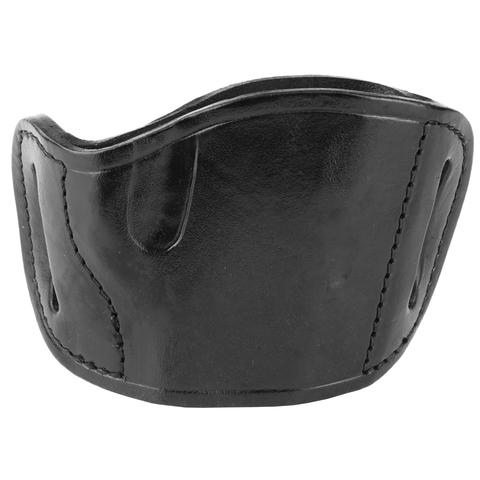 Bulldog MLBM Molded  OWB Black Leather Belt Slide Fits Browning Hi-Power Fits Kahr P45 Right Hand