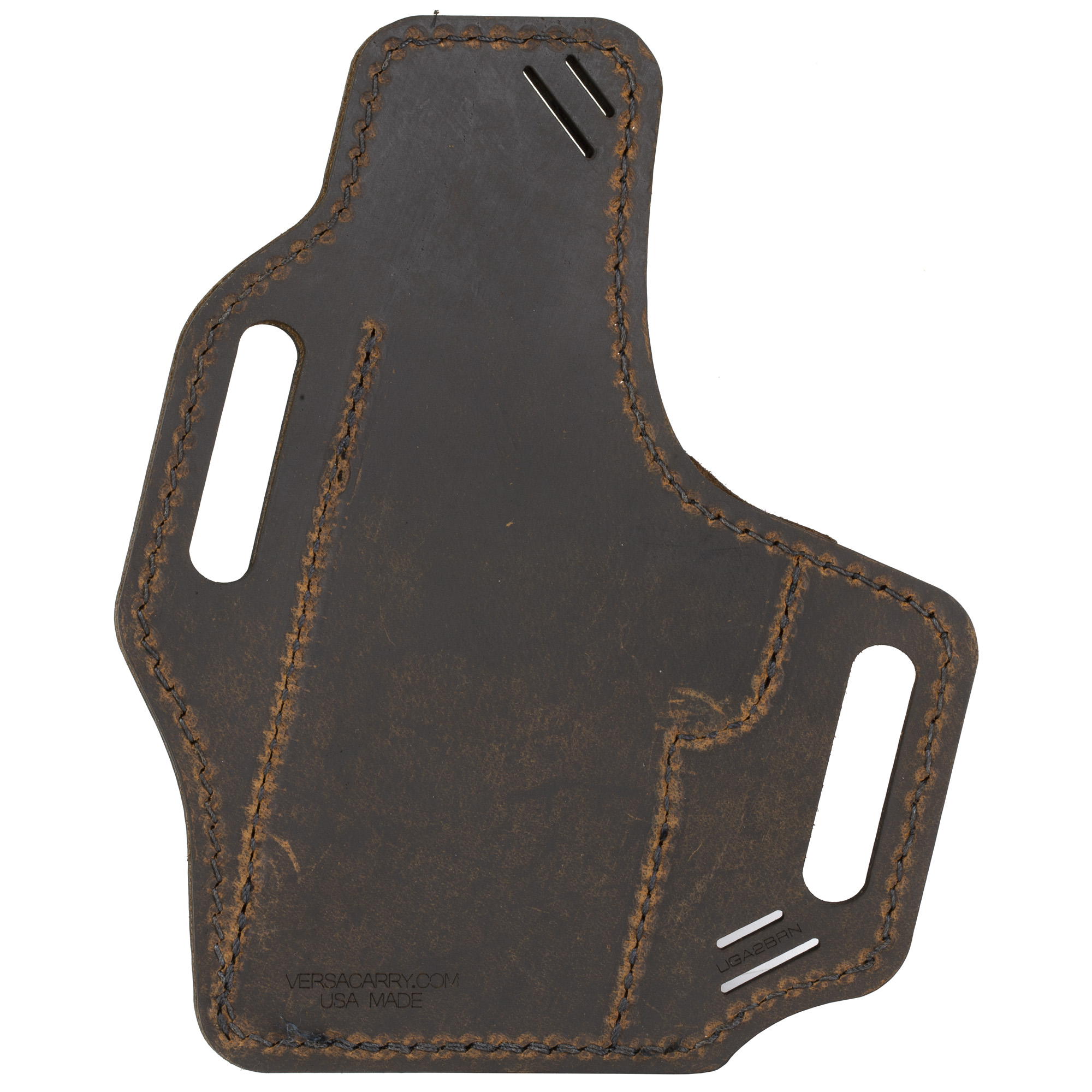 Versacarry UGA2BRN Guardian Arc Angel Edition OWB Size 02 Black/Brown Leather Belt Slide Right Hand