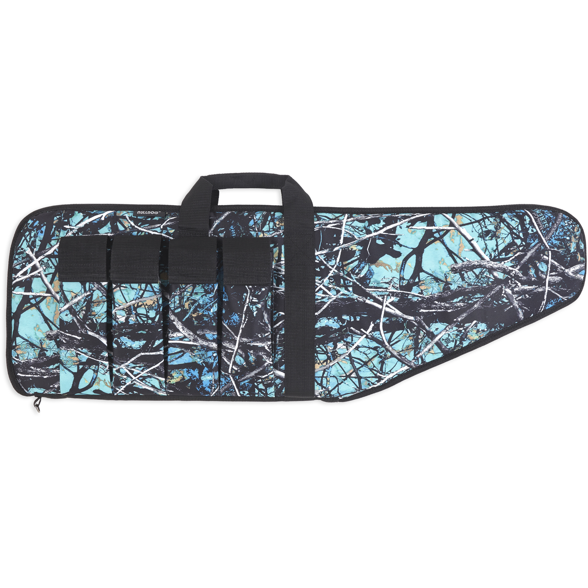 Bulldog SRN1038 Extreme Tactical  38" Muddy Girl Serenity Camo Water-Resistant Nylon, Black Trim, Tricot Lining, 4 External Velcro Mag Pouches, Soft Padding
