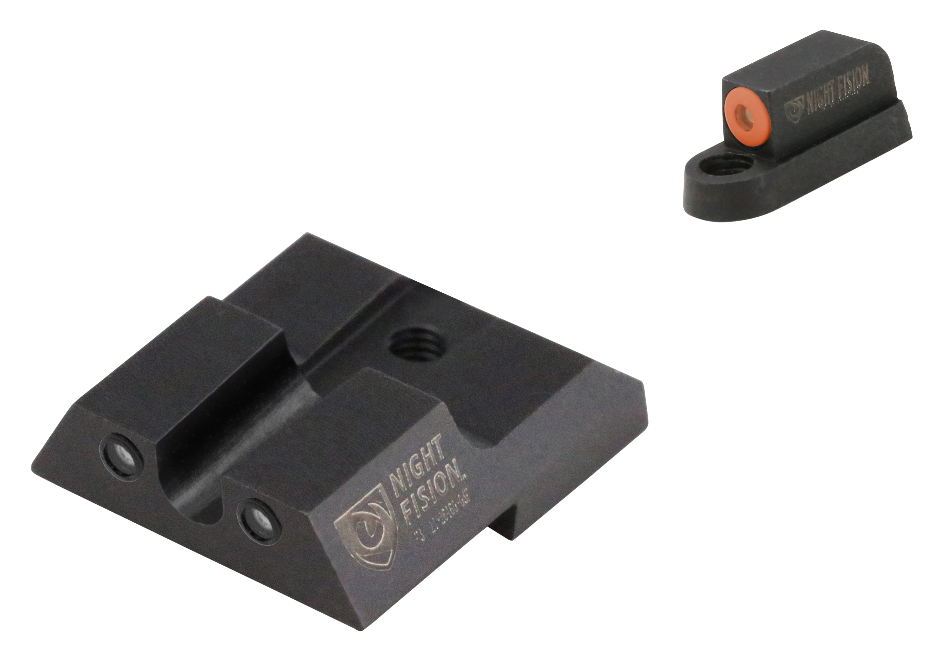 Night Fision CZ P-07 P-09 Tritium Sights Orange Front Green Rear Outline