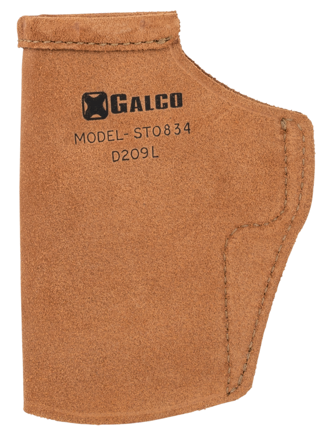 Galco STO834 Stow-N-Go  IWB Natural Leather Compatible w/ Glock 48/48 MOS/S&W M&P Shield EZ Belt Clip Mount Right Hand