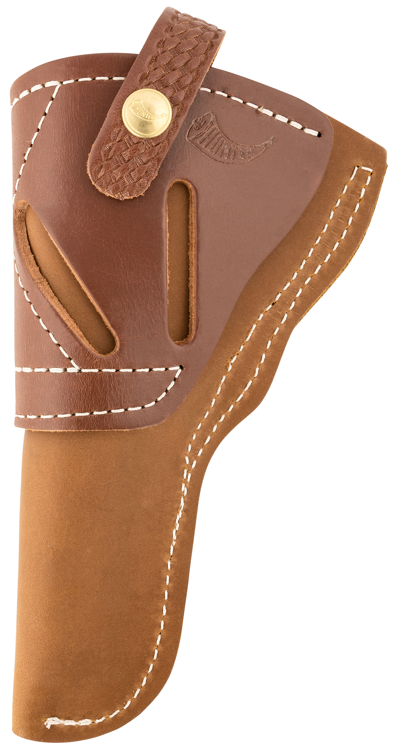 Hunter Company 2600-4 Range Ride  OWB Size 4 Chestnut Tan Leather Belt Slide Fits SA Revolver Fits 4.50-5" Barrel Ambidextrous
