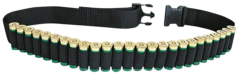 Allen 211 Shotgun Shell Belt  25 Shell Capacity Adjustable 29"-52", Quick Release Buckle, 2" Webbing