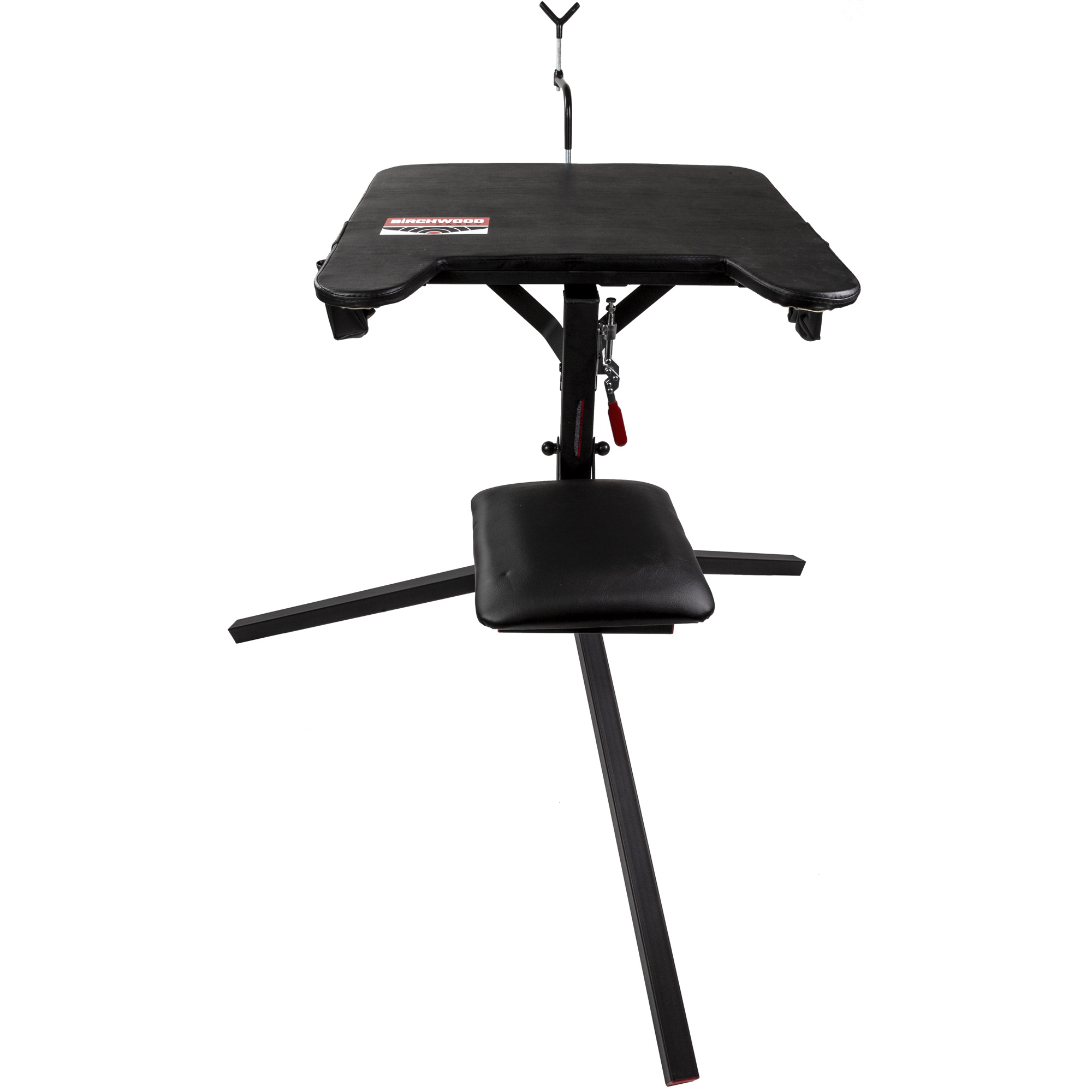 Birchwood Casey MSB300 Swivel Action Shooting Bench Black Steel, 29" W x 29" L