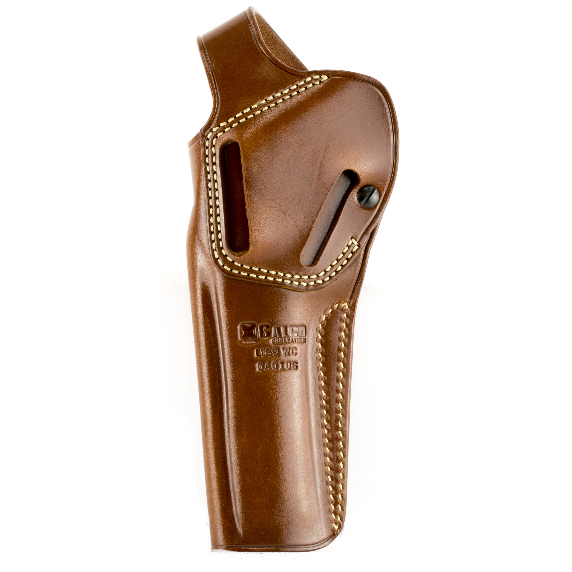 Galco DAO106 DAO  OWB Tan Leather Belt Slide Fits S&W L Frame Fits 6" Barrel Right Hand