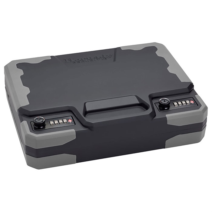 Hornady 95260 TrekLite Lock Box XXL Combination Key Entry Black Holds 2 Handguns Polycarbonate