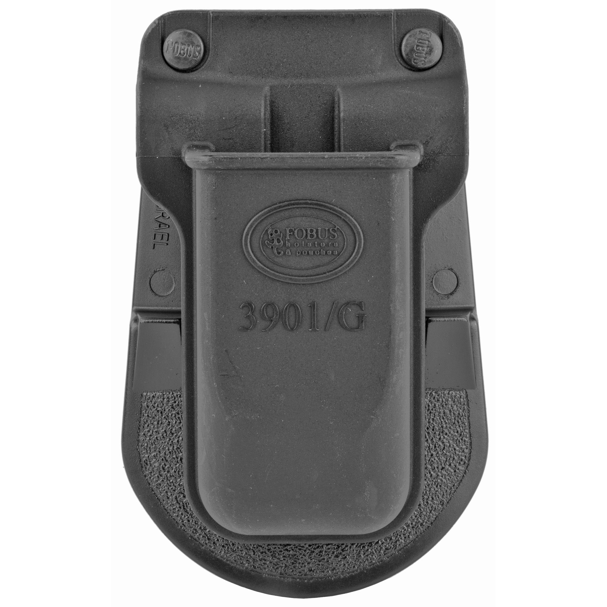Fobus 3901G Single Mag Pouch  Black Polymer Paddle Compatible w/ Double Stack/Glock Belts 1.75" Wide