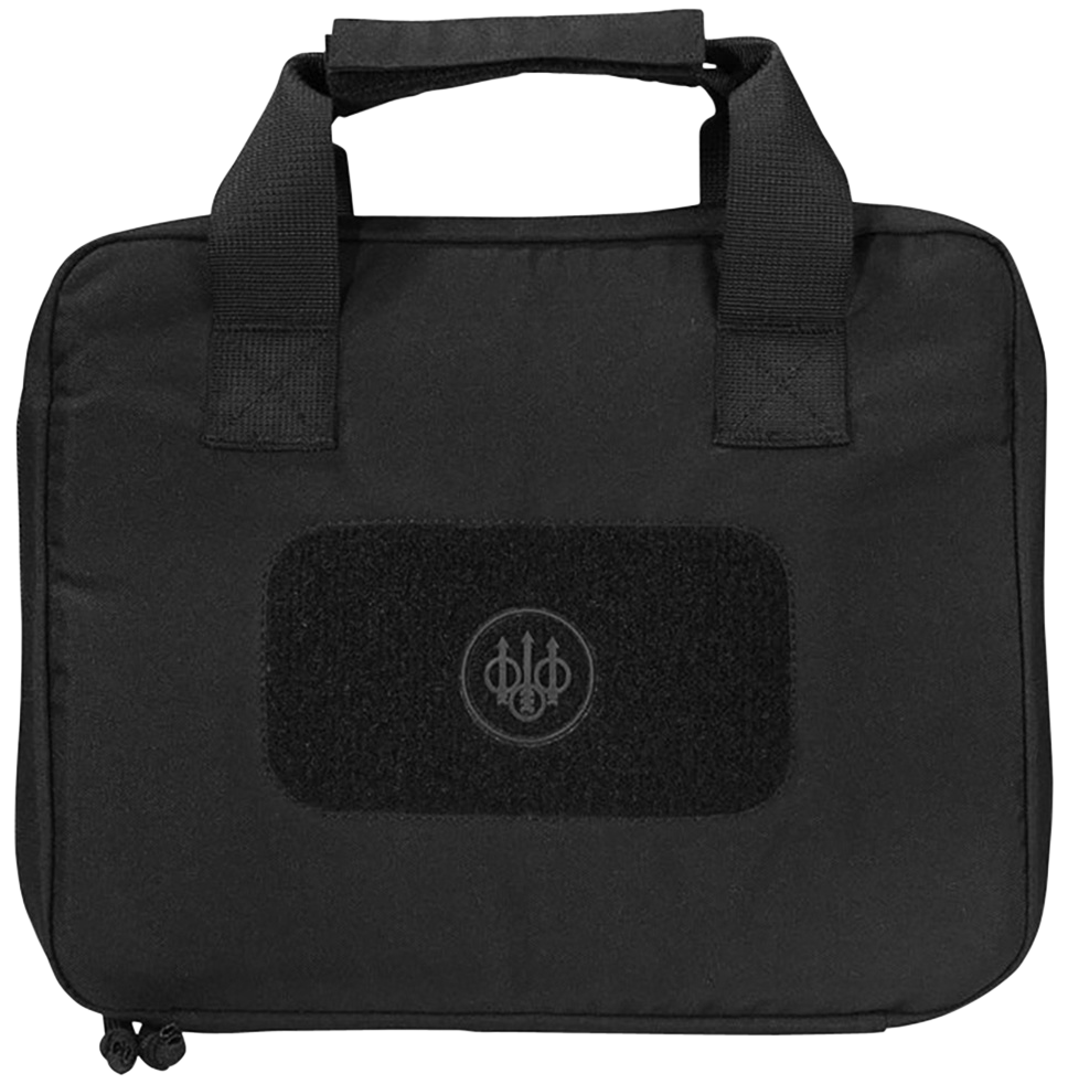 Beretta USA FO471001890999UNI Pistol Case  Black 600D Polyester Holds 1 Handgun