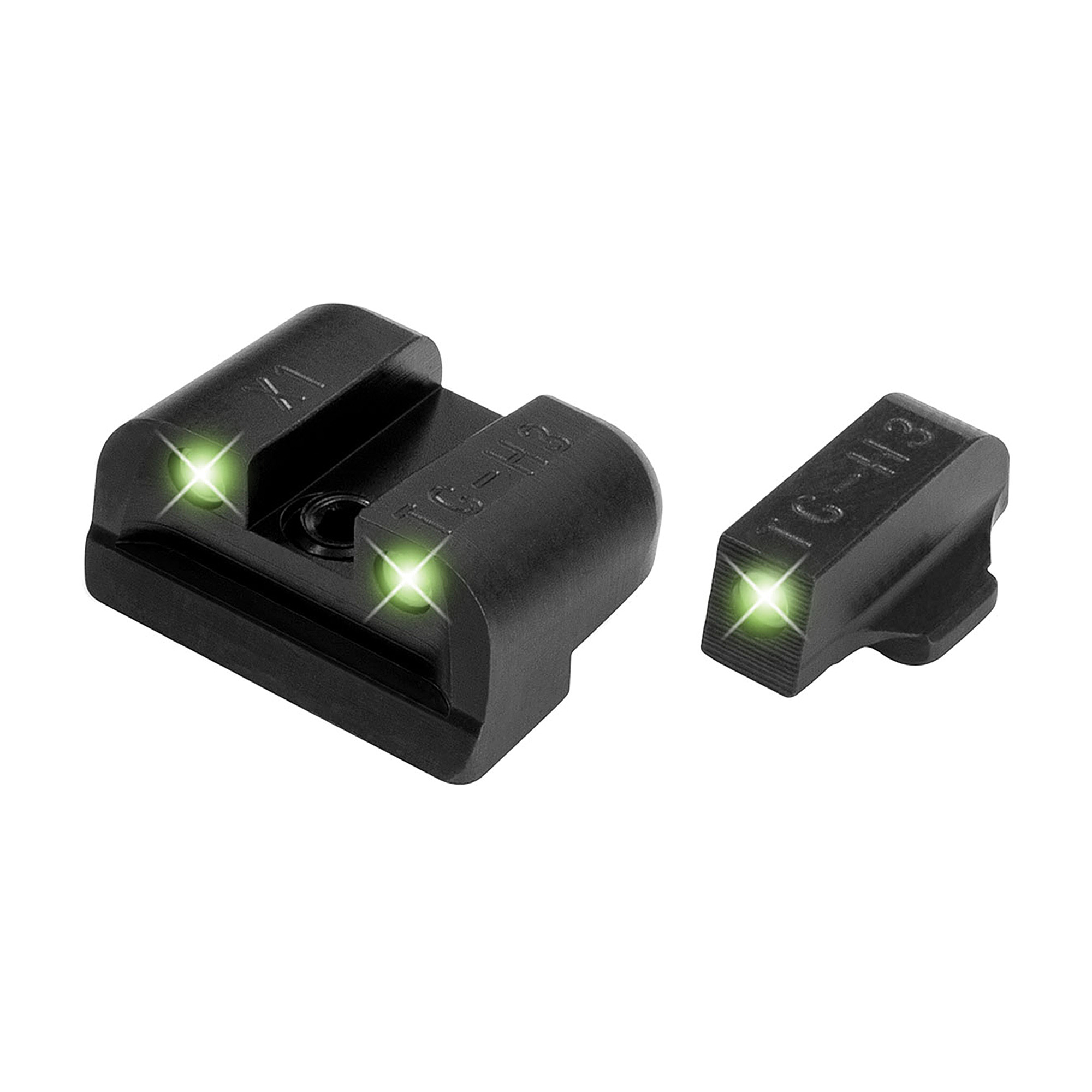 TruGlo TG231X Tritium  Black | Green Tritium Front Sight Green Tritium Rear Sight
