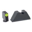 AmeriGlo GL681 Optic Compatible Glock Sight Set 2XL Tall Green LumiGreenOutline