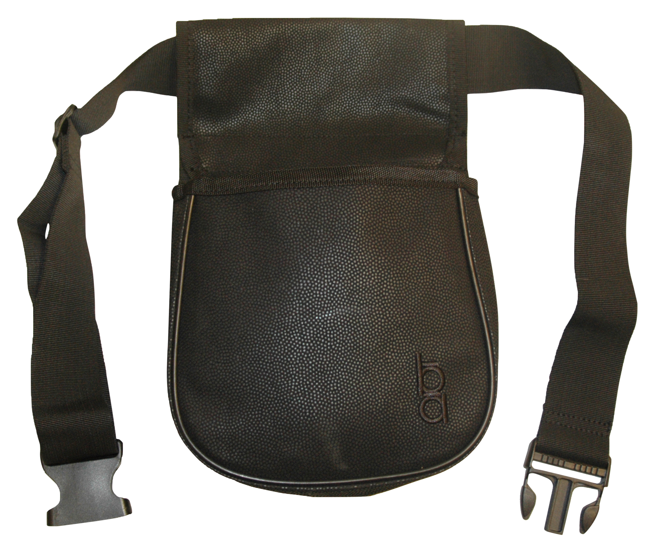 Bob Allen 23284 Classic Divided Shell Pouch Leather Capacity 50rd Belt Mount 26-50" Belt