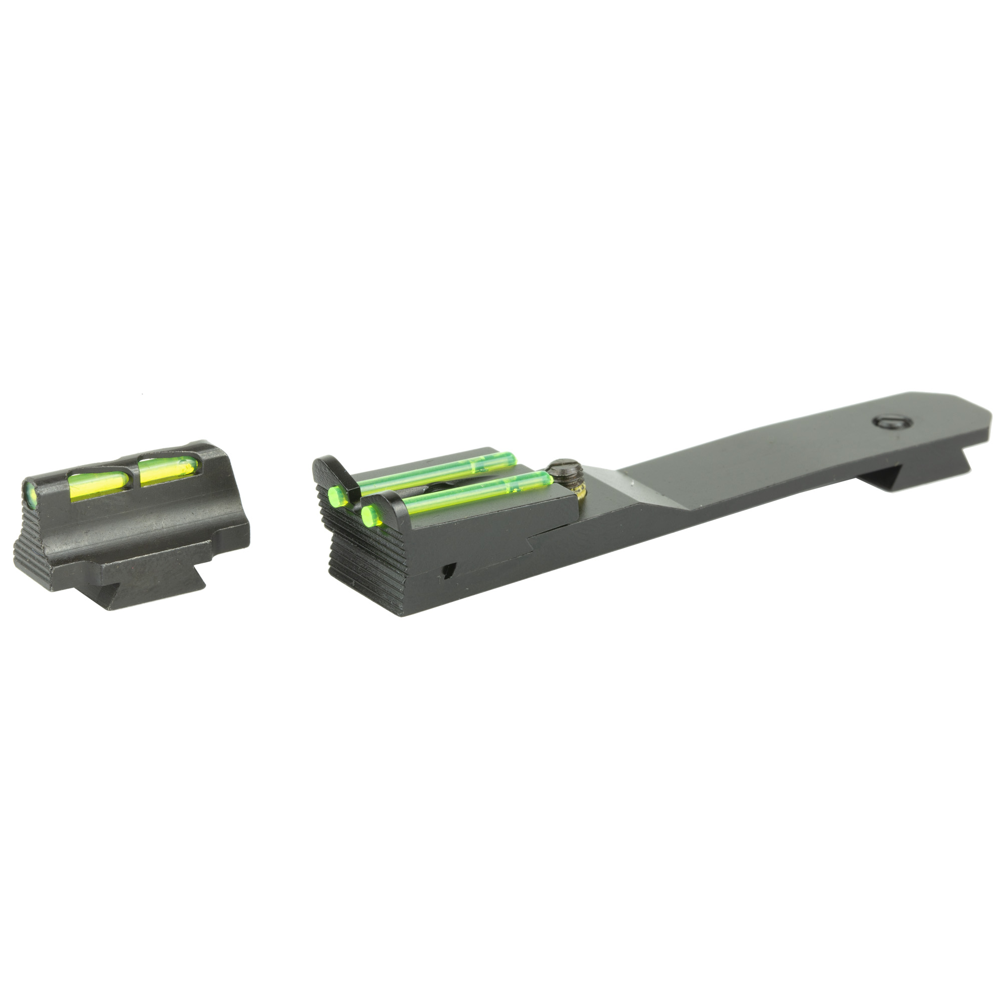 Hiviz LiteWave Front Rear Rifle Sight Combo Henry .22 LR Green White LitePipes