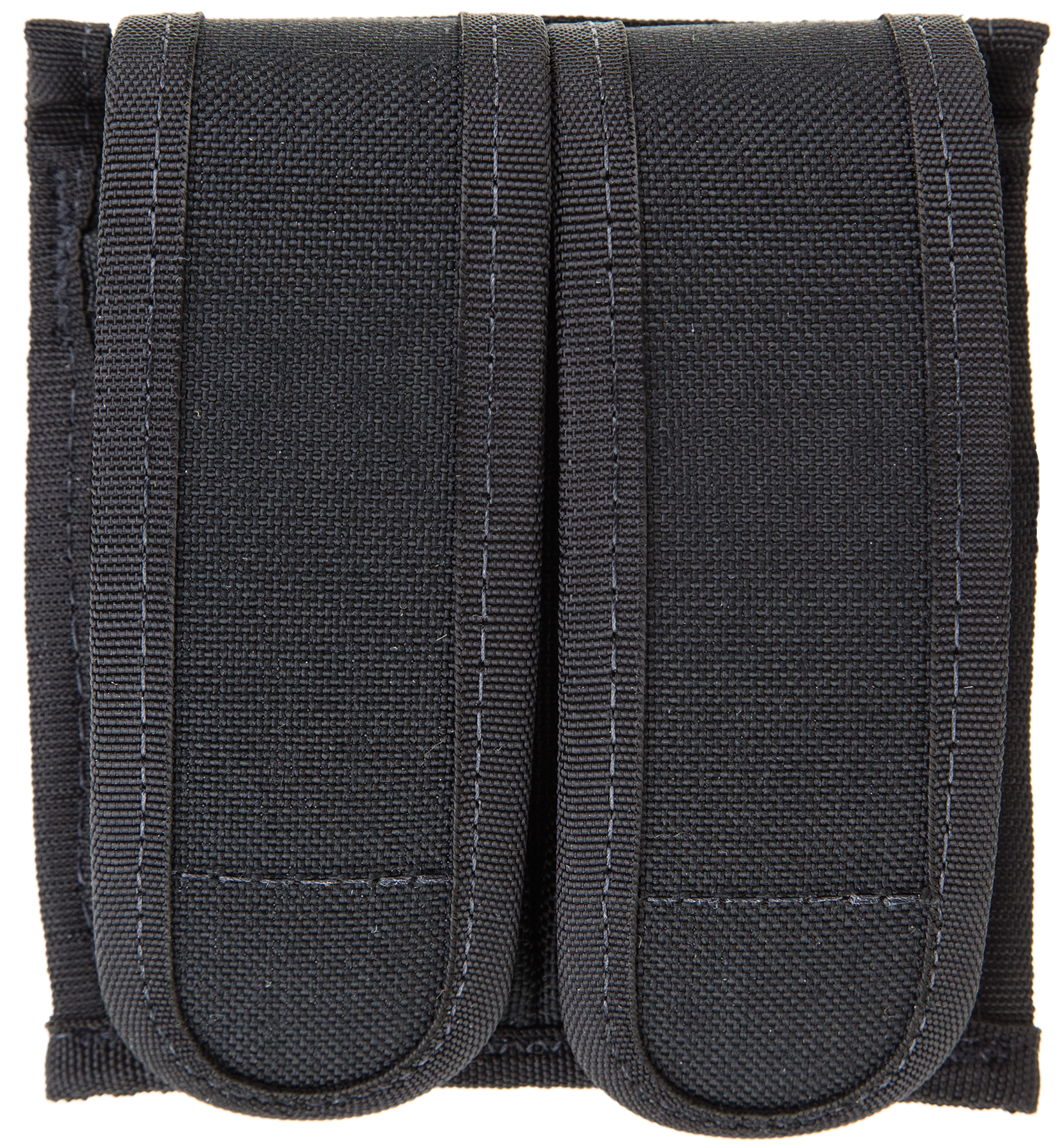 Blackhawk 44AO54BK Universal Mag Case  Double Black Cordura Hook & Loop Belts 2.25" Wide Compatible w/ Double Stack 9mm/40