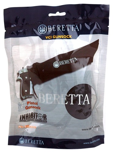 Beretta USA SFOU66001B VCI  Pistol Sock Black
