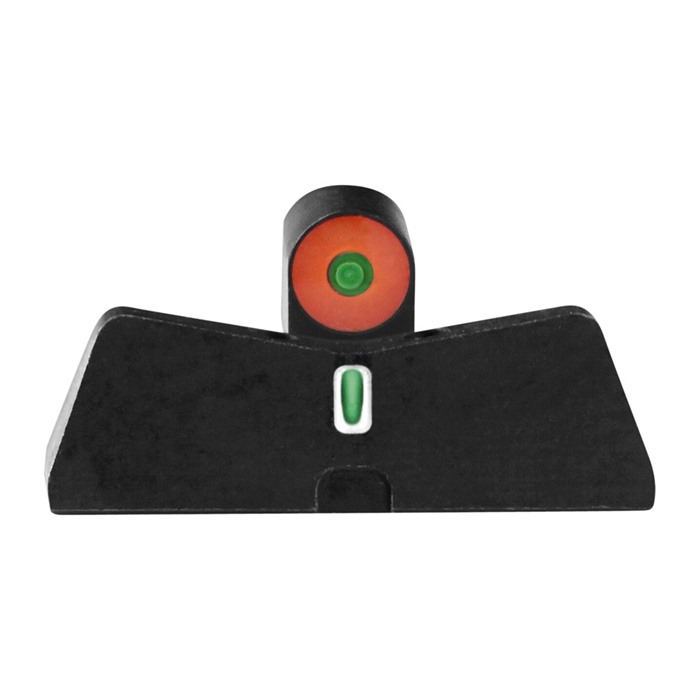 XS Sights DXT2 Big Dot Sights Glock Green Front Tritium Orange Outline Rear