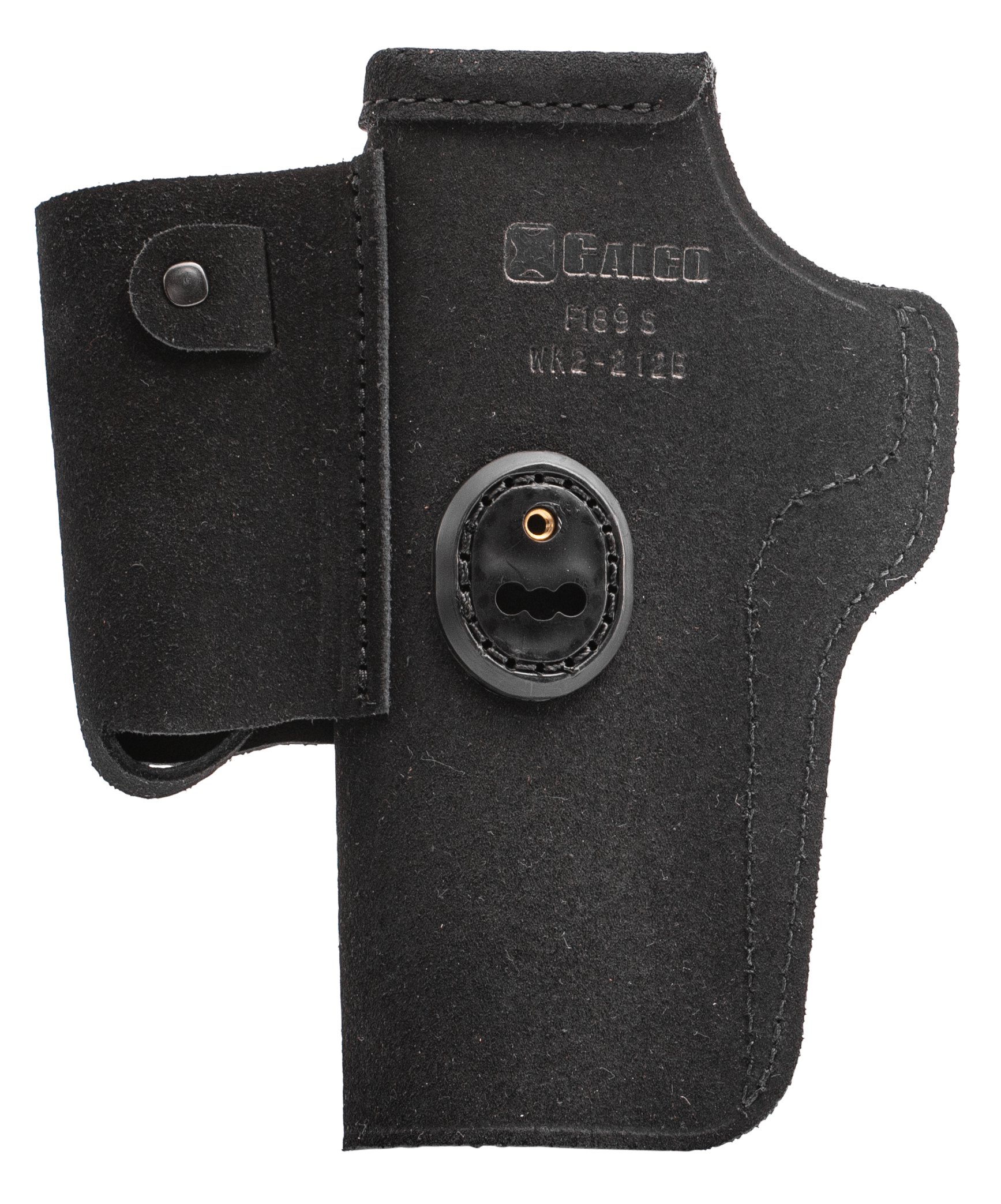 Galco WK2212B WalkAbout 2.0  IWB Black Leather UniClip/Stealth Clip Fits 1911 Fits 5" Barrel Ambidextrous