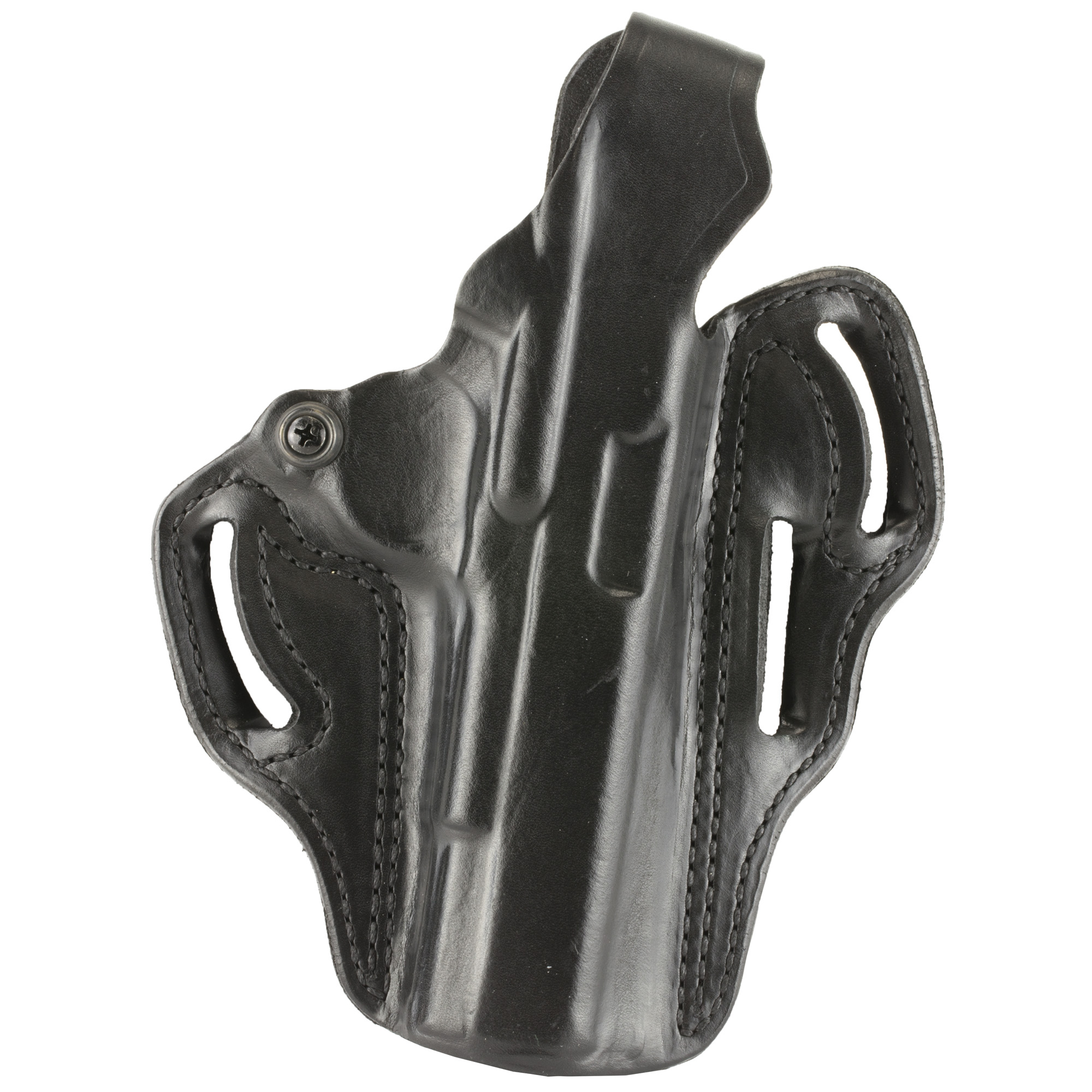 DeSantis Gunhide 001BA21Z0 Thumb Break Scabbard OWB Black Leather Belt Slide Fits 1911 Colt Govt Right Hand