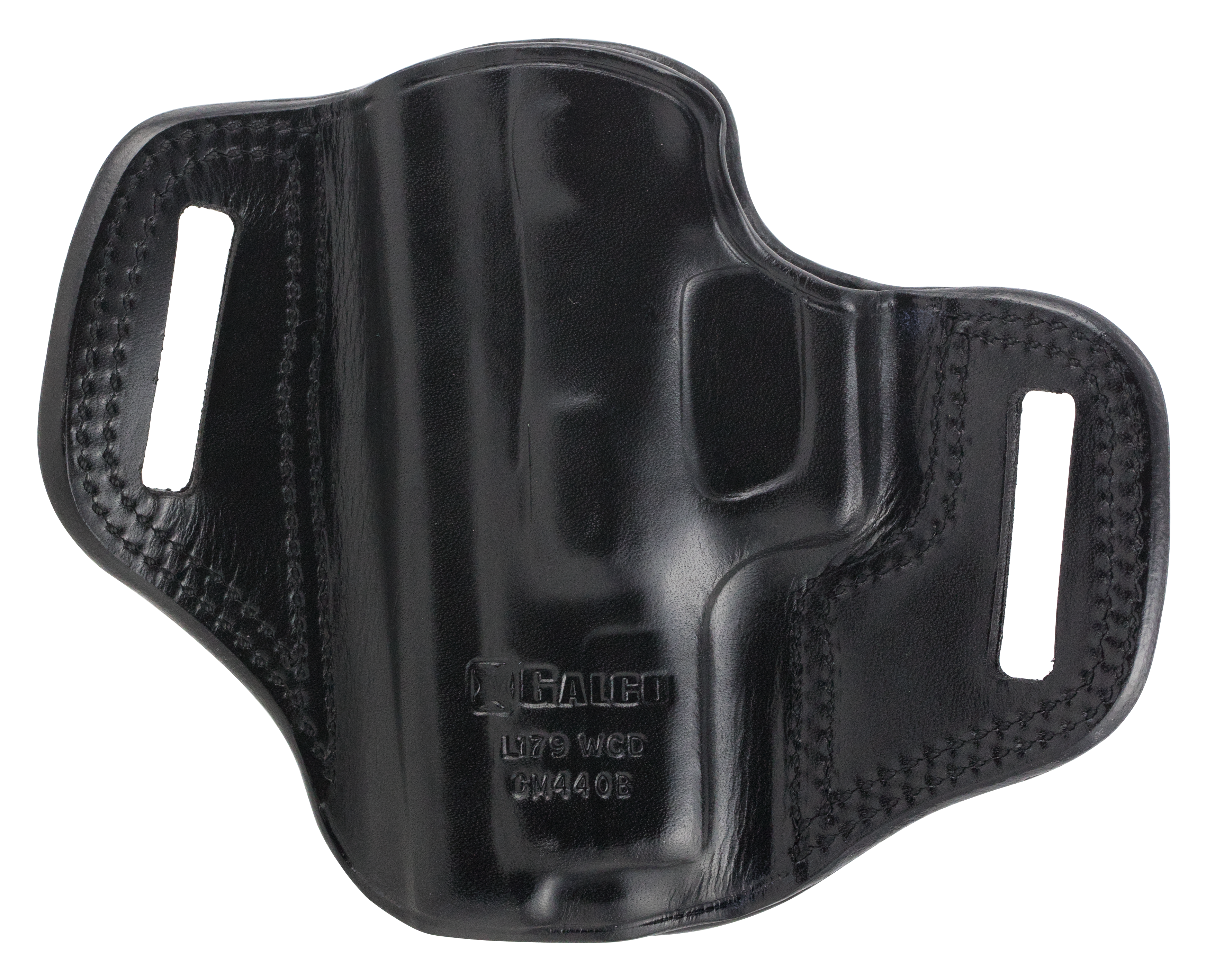 Galco CM440B Combat Master  OWB Black Leather Belt Slide Fits Springfield XD Fits Springfield XD Mod. 2 Fits Springfield XD-M Right Hand