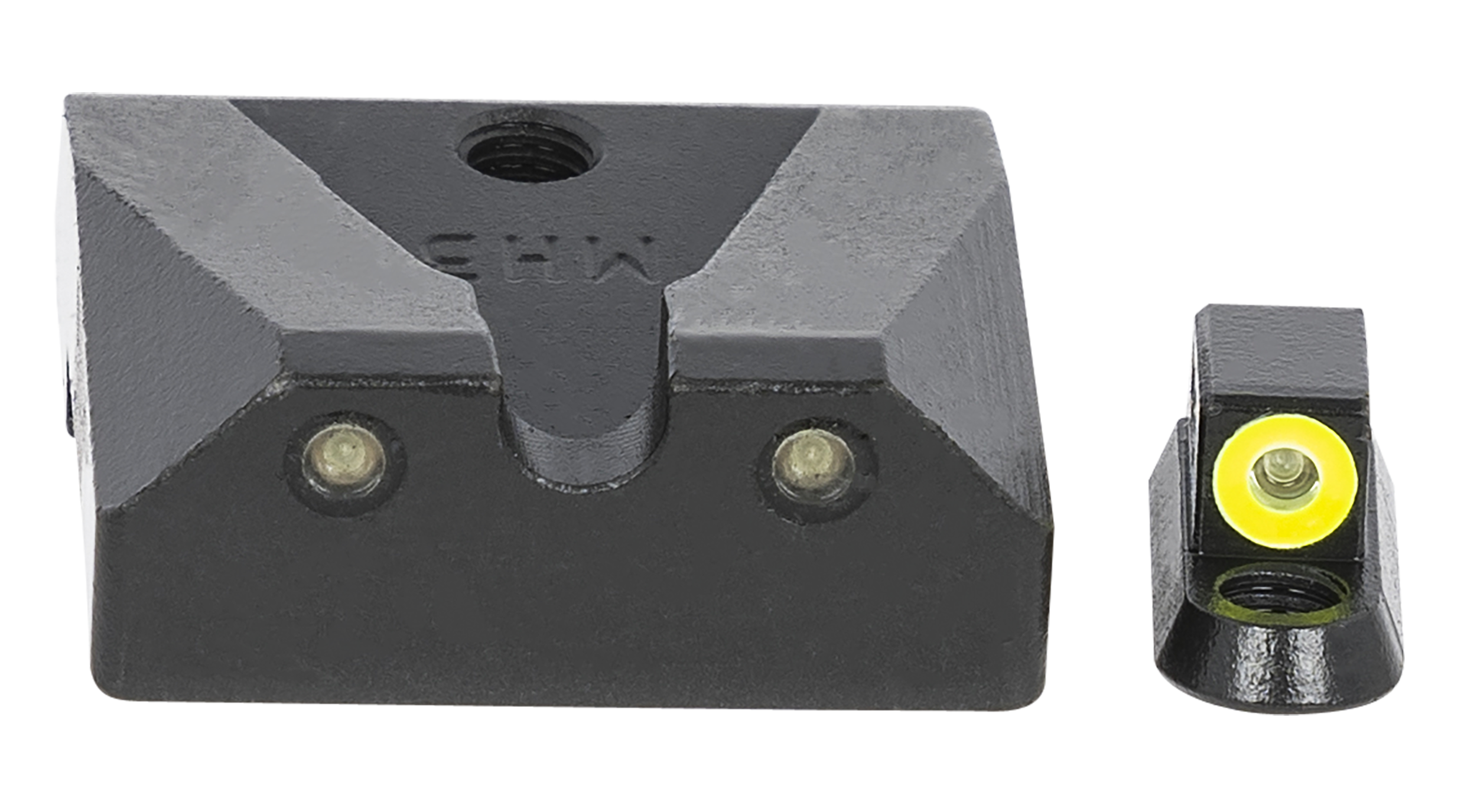 Meprolight Green Tritium Front Sight Yellow Outline Rear Sight CZ Shadow 2